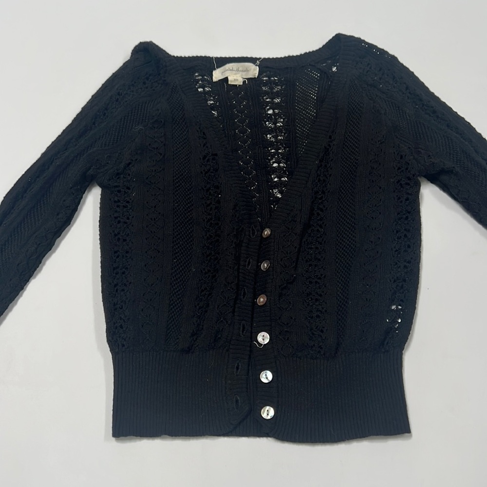 Painted Threads Long Sleeve Button-Up Cardigan